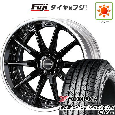 【新品国産車用5穴114.3】 夏タイヤ ホイール4本セット 235/55R20 ヨコハマ ジオランダー CV G058 WEDS ウェッズ マーベリック 1410S 8.5J 20インチ(送料無料)