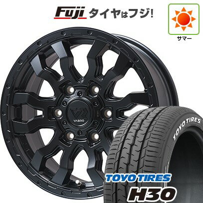 【新品】ハイエース200系 夏タイヤ ホイール4本セット 215/65R16 109/107R トーヨー H30 トピー ヴァブロ RR-01【限定】 16インチ(送料無料)