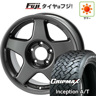 【新品国産5穴114.3車】 夏タイヤ ホイール4本セット 215/65R16 グリップマックス インセプション A/T RWL(限定) フォーバイフォーエンジニア ブラッドレー V 16インチ(送料無料) サマータイヤ