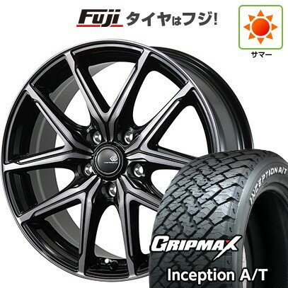 【新品国産5穴114.3車】 夏タイヤ ホイール4本セット 215/65R16 グリップマックス インセプション A/T RWL(限定) トピー セレブロ FT05 16インチ(送料無料) サマータイヤ