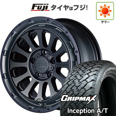 【新品国産5穴114.3車】 夏タイヤ ホイール4本セット 215/65R16 グリップマックス インセプション A/T RWL(限定) エムテクノ M.T.S.JAPAN X CROSS TW 16インチ(送料無料) サマータイヤ