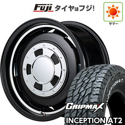 【新品 軽自動車】ハスラー デリカミニ(4WD) 夏タイヤ ホイール4本セット 165/60R15 グリップマックス インセプション A/TII RWL(限定) MID WHEELS ガルシア シスコ 15インチ(送料無料) サマータイヤ