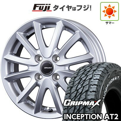 【新品国産車用4穴100】 夏タイヤ ホイール4本セット 185/60R15 グリップマックス インセプション A/TII RWL(限定) コーセイ クレイシズ VS6 15インチ(送料無料)