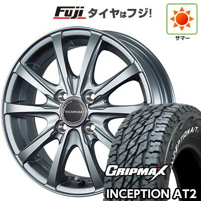 【新品 軽自動車】ハスラー デリカミニ(4WD) 夏タイヤ ホイール4本セット 165/60R15 グリップマックス インセプション A/TII RWL(限定) ブリヂストン バルミナ LS10 15インチ(送料無料) サマータイヤ