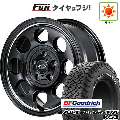 【新品国産車用5穴114.3】 夏タイヤ ホイール4本セット 245/70R16 BFグッドリッチ オールテレーンT/A KO3 RWL MID WHEELS ガルシア パーム8 16インチ(送料無料)