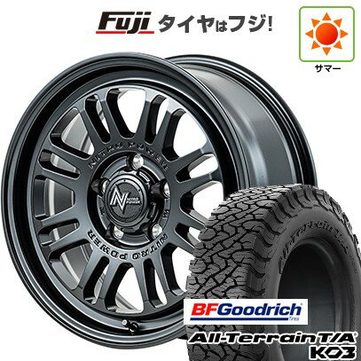【新品国産車用5穴114.3】 夏タイヤ ホイール4本セット 225/65R17 BFグッドリッチ オールテレーンT/A KO3 RBL MID WHEELS NITRO POWER M16 アサルト 17インチ(送料無料)