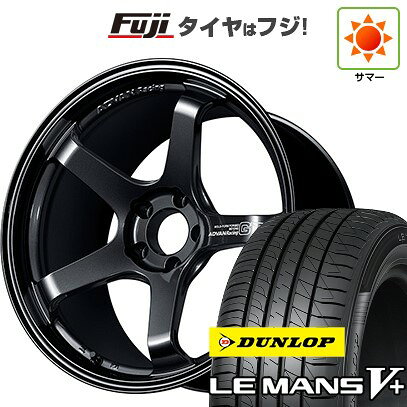 【新品国産車用5穴100】 夏タイヤ ホイール4本セット 215/40R18 ダンロップ ルマン V+(ファイブプラス) ヨコハマ アドバンレーシング GT ビヨンド 18インチ(送料無料)