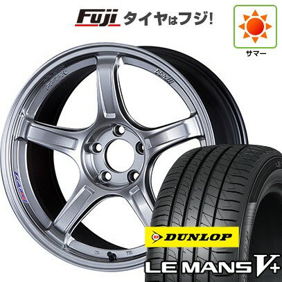 【新品国産車用5穴100】 夏タイヤ ホイール4本セット 215/40R18 ダンロップ ルマン V+(ファイブプラス) SSR GT GTX03 18インチ(送料無料)