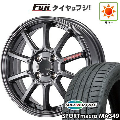 【新品国産車用5穴114.3】 夏タイヤ ホイール4本セット 235/55R18 ミレバー スポーツマクロ MA349(限定) SSR GT GTV05 18インチ(送料無料)
