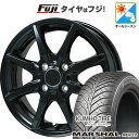 【新品 軽自動車】ハスラー オールシーズンタイヤ ホイール4本セット 165/65R14 クムホ マーシャル MH22 オールシーズン(限定) エルベ エステロ...