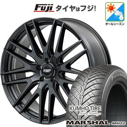【新品国産5穴114.3車】 オールシーズンタイヤ ホイール4本セット 235/50R18 クムホ マーシャル MH22 オールシーズン(限定) MID WHEELS MID EXCLUSIVE 029F 18インチ(送料無料)