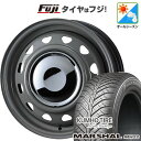 【新品 軽自動車】N-BOX タント スペーシア オールシーズンタイヤ ホイール4本セット 155/65R14 クムホ マーシャル MH22 オールシーズン(限...