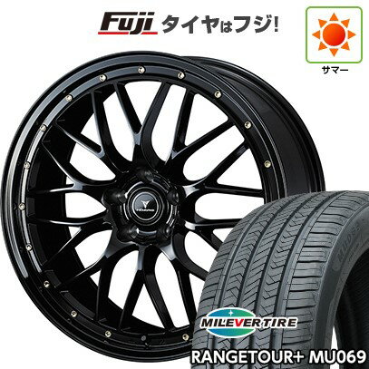 【新品国産車用5穴114.3】 夏タイヤ ホイール4本セット 235/60R18 ミレバー レンジツアープラスMU069(限定) WEDS ウェッズ ノヴァリス アセット M1 18インチ(送料無料)
