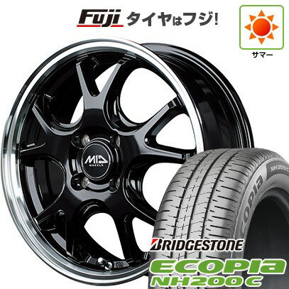 【新品 軽自動車】N-BOX タント スペーシア 夏タイヤ ホイール4本セット 165/55R15 ブリヂストン エコピア NH200 C MID WHEELS エグゼ5 15インチ(送料無料) サマータイヤ