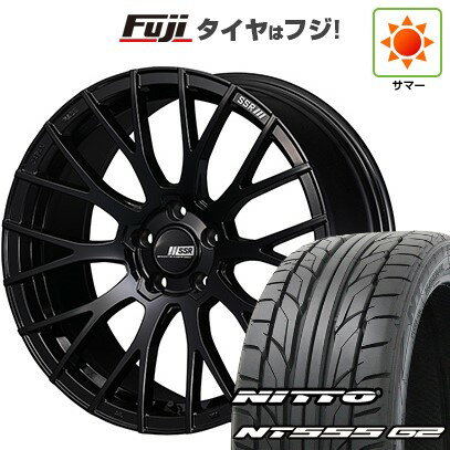 【パンク保証付き】【新品国産5穴114.3車】 夏タイヤ ホイール4本セット 225/35R20 ニットー NT555 G2 SSR ライナー M10モノブロック 20インチ(送料無料) サマータイヤ
