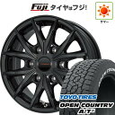 【新品】ハイエース200系 夏タイヤ ホイール4本セット 195/80R15 107/105N トーヨー オープンカントリー A/T III RWL/RBL プレミックス HC2x6(グロスブラック) 15インチ(送料無料) サマータイヤ(2)