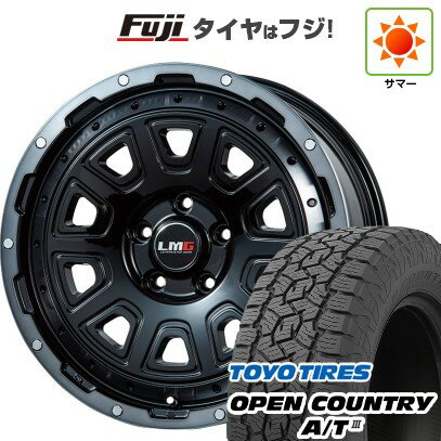【新品国産5穴114.3車】 夏タイヤ ホイール4本セット 215/70R16 トーヨー オープンカントリー A/T III RBL レアマイスター LMG DS-10 ブラック/ブラッククリアリム 16インチ(送料無料) サマータイヤ