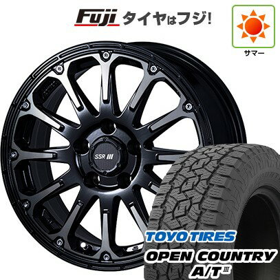 【新品国産5穴114.3車】 夏タイヤ ホイール4本セット 235/70R16 トーヨー オープンカントリー A/T III RBL SSR ディバイド FT アッシュブラック 16インチ(送料無料) サマータイヤ