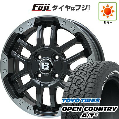 【新品国産5穴114.3車】 夏タイヤ ホイール4本セット 215/70R16 トーヨー オープンカントリー A/T III RWL/RBL ビッグウエイ B-LUGNAS FRD(マットブラック/ブラッククリアリム) 16インチ(送料無料) サマータイヤ