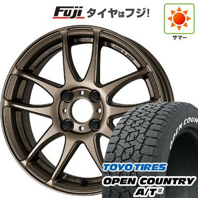 【新品国産5穴114.3車】 夏タイヤ ホイール4本セット 225/55R18 トーヨー オープンカントリー A/T III RWL/RBL WORK ワーク エモーション CR kiwami 18インチ(送料無料) サマータイヤ