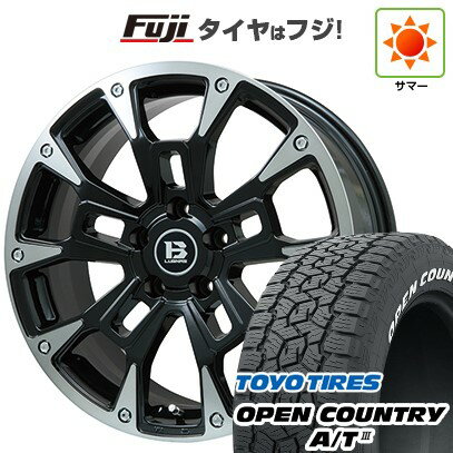 【新品国産5穴114.3車】 夏タイヤ ホイール4本セット 215/70R16 トーヨー オープンカントリー A/T III RWL/RBL ビッグウエイ B-LUGNAS BRD(ブラックポリッシュ/ブラッククリア) 16インチ(送料無料) サマータイヤ