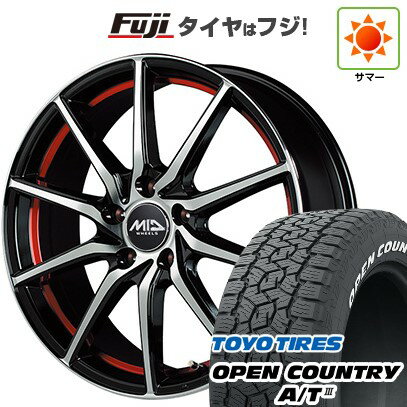 【新品国産5穴114.3車】 夏タイヤ ホイール4本セット 225/55R18 トーヨー オープンカントリー A/T III RWL/RBL MID WHEELS RX810 18インチ(送料無料) サマータイヤ