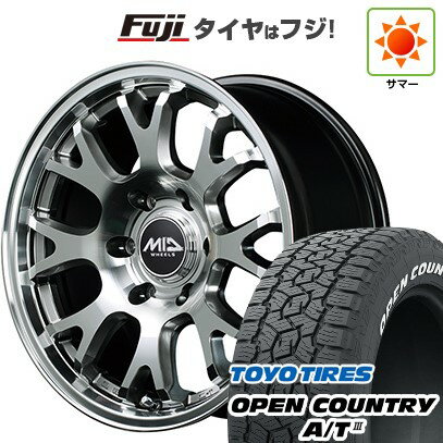 【新品】ハイエース200系 夏タイヤ ホイール4本セット 215/60R17 109/107R トーヨー オープンカントリー A/T III RWL/RBL MID WHEELS MID EXCLUSIVE 028FX 17インチ(送料無料)