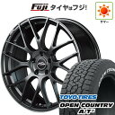 【新品国産5穴114.3車】 夏タイヤ ホイール4本セット 225/55R18 トーヨー オープンカントリー A/T III RWL/RBL MID WHEELS MID EXCLUSIVE 028F 18インチ(送料無料) サマータイヤ(2)
