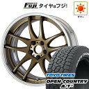 【新品国産5穴114.3車】 夏タイヤ ホイール4本セット 225/60R18 トーヨー オープンカントリー A/T III RWL/RBL WORK ワーク エモーション CR 2P 18インチ(送料無料) サマータイヤ