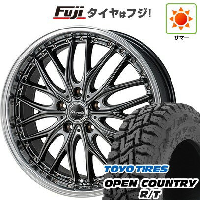【新品国産車用5穴100】 夏タイヤ ホイール4本セット 225/55R18 トーヨー オープンカントリー R/T RBL モンツァ ワーウィック ディープランド 18インチ(送料無料)