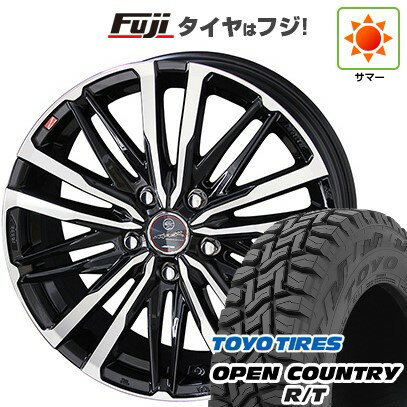 【新品国産5穴114.3車】 夏タイヤ ホイール4本セット 225/55R18 トーヨー オープンカントリー R/T RBL 共豊 スマック クレスト 18インチ(送料無料) サマータイヤ