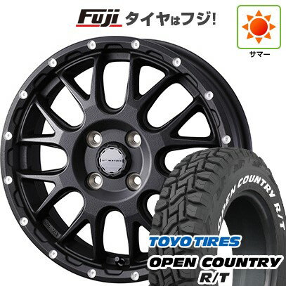 【新品 軽自動車】ハスラー デリカミニ(4WD) 夏タイヤ ホイール4本セット 165/60R15 トーヨー オープンカントリー R/T RWL/RBL WEDS ウェッズアドベンチャー マッドヴァンス 08 15インチ(送料無料) サマータイヤ