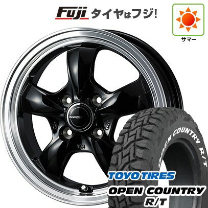 【新品 軽自動車】ハスラー デリカミニ(4WD) 夏タイヤ ホイール4本セット 165/60R15 トーヨー オープンカントリー R/T RWL/RBL WEDS ウェッズ グラフト 5S 15インチ(送料無料) サマータイヤ