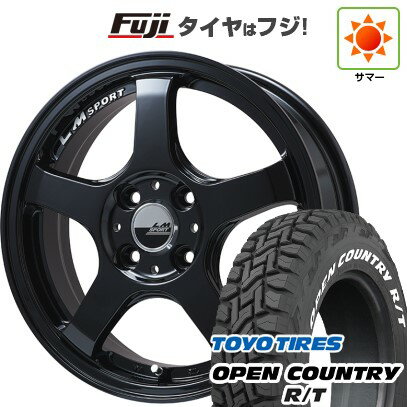 【新品 軽自動車】ハスラー デリカミニ(4WD) 夏タイヤ ホイール4本セット 165/60R15 トーヨー オープンカントリー R/T RWL/RBL レアマイスター LMスポーツLM-05R(グロスブラック) 15インチ(送料無料) サマータイヤ