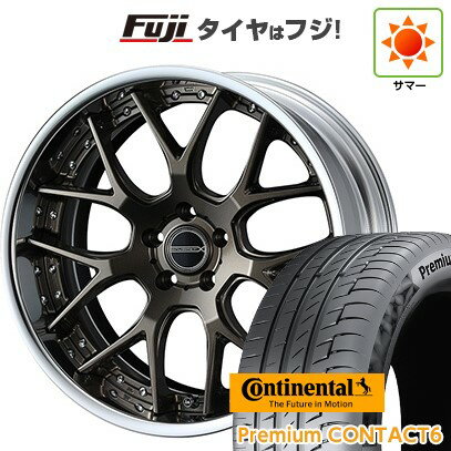 【新品国産車用5穴114.3】 夏タイヤ ホイール4本セット 245/40R21 コンチネンタル コンチ プレミアムコンタクト6(限定) WEDS ウェッズ マーベリック 1307M 9J 21インチ(送料無料)