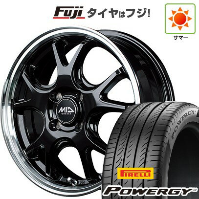 【新品 軽自動車】N-BOX タント スペーシア 夏タイヤ ホイール4本セット 165/55R15 ピレリ パワジー MID WHEELS エグゼ5 15インチ(送料無料) サマータイヤ