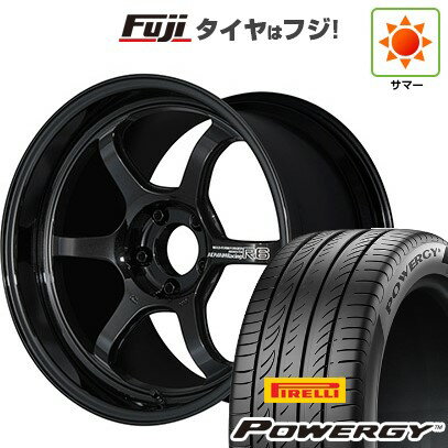 【新品国産5穴114.3車】 夏タイヤ ホイール4本セット 245/40R20 ピレリ パワジー ヨコハマ アドバンレーシング R6 20インチ(送料無料) サマータイヤ