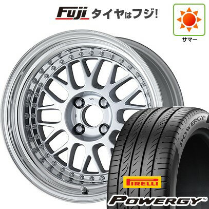 【新品国産車用5穴100】 夏タイヤ ホイール4本セット 205/55R16 ピレリ パワジー WORK ワーク マイスター M1 3P 16インチ(送料無料)