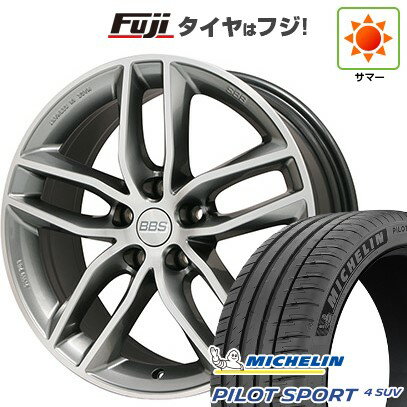 【新品】40系アルファード/ヴェルファイア用 夏タイヤ ホイール4本セット 245/45R20 ミシュラン パイロット スポーツ4 SUV BBS GERMANY SX プラチナシルバーダイヤモンドカット 20インチ(送料無料)