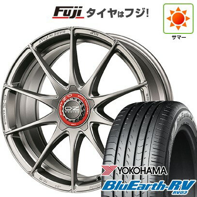 【パンク保証付き】【新品国産車用5穴114.3】 夏タイヤ ホイール4本セット 225/50R18 ヨコハマ ブルーアース RV-03 OZ フォーミュラHLT 18インチ(送料無料)
