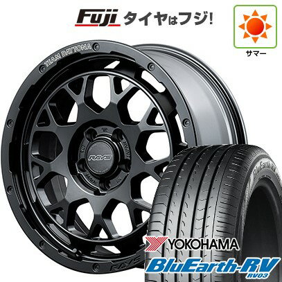 【パンク保証付き】【新品国産車用5穴114.3】 夏タイヤ ホイール4本セット 215/45R18 ヨコハマ ブルーアース RV-03 RAYS レイズ デイトナ M9+ 18インチ(送料無料)