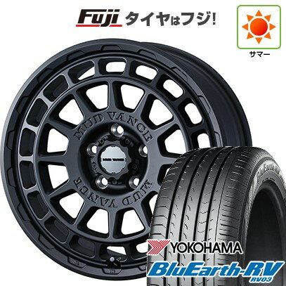 【パンク保証付き】【新品国産5穴114.3車】 夏タイヤ ホイール4本セット 215/65R16 ヨコハマ ブルーアース RV-03 WEDS ウェッズアドベンチャー マッドヴァンス X タイプF 16インチ(送料無料) サマータイヤ