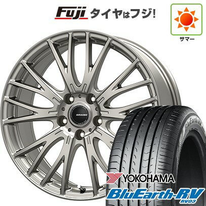 【パンク保証付き】【新品国産5穴114.3車】 夏タイヤ ホイール4本セット 215/60R16 ヨコハマ ブルーアース RV-03 コーセイ クレイシズ SE48 16インチ(送料無料) サマータイヤ