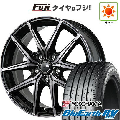 【パンク保証付き】【新品国産車用5穴100】 夏タイヤ ホイール4本セット 205/55R16 ヨコハマ ブルーアース RV-03 トピー セレブロ FT05 16インチ(送料無料)