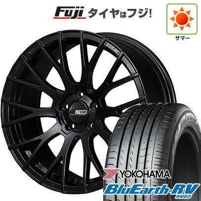 【パンク保証付き】【新品国産車用5穴114.3】 夏タイヤ ホイール4本セット 245/35R20 ヨコハマ ブルーアース RV-03 SSR ライナー M10モノブロック 20インチ(送料無料)