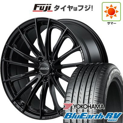 【パンク保証付き】【新品国産5穴114.3車】 夏タイヤ ホイール4本セット 215/45R18 ヨコハマ ブルーアース RV-03 RAYS レイズ ベルサス ヴォウジェ SE 18インチ(送料無料) サマータイヤ