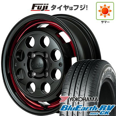 【パンク保証付き】【新品 軽自動車】ハスラー デリカミニ(4WD) 夏タイヤ ホイール4本セット 165/60R15 ヨコハマ ブルーアース RV-03CK MID WHEELS ガルシア シスコ ポップ 15インチ(送料無料) サマータイヤ