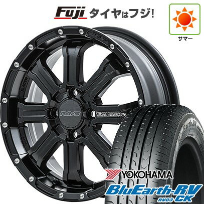 【パンク保証付き】【新品 軽自動車】ハスラー デリカミニ(4WD) 夏タイヤ ホイール4本セット 165/60R15 ヨコハマ ブルーアース RV-03CK RAYS レイズ デイトナ FDX-K 15インチ(送料無料) サマータイヤ