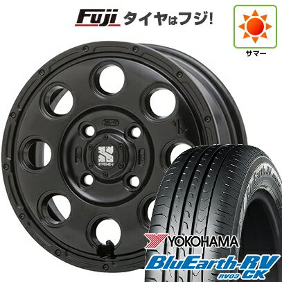 【パンク保証付き】【新品 軽自動車】アトレーワゴン 夏タイヤ ホイール4本セット 165/65R13 ヨコハマ ブルーアース RV-03CK MLJ エクストリームJ KK03 13インチ(送料無料)