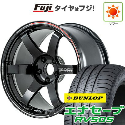 【新品国産車用5穴114.3】 夏タイヤ ホイール4本セット 225/45R18 ダンロップ エナセーブ RV505 RAYS レイズ ボルクレーシング TE37 サーガ S-plus TIME ATTACK 18インチ(送料無料)